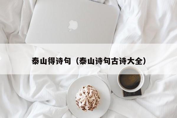 泰山得诗句（泰山诗句古诗大全）